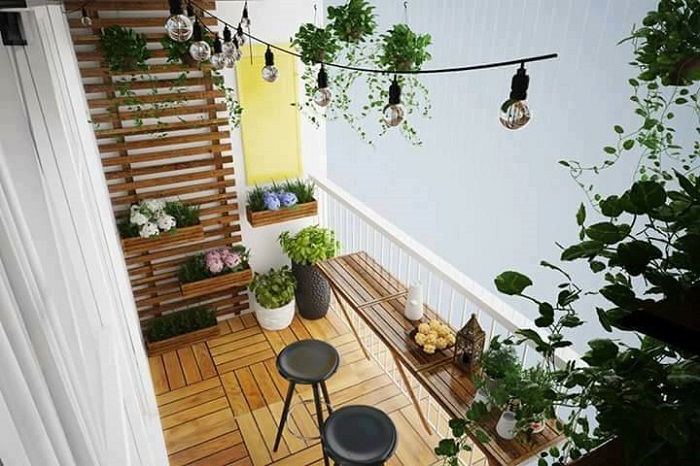 20 ý tưởng thiết kế ban công chung cư, nhà mặt phố mới nhất 2020